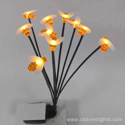 Yichen 10PCS Bee Waterproof Solar LED Garden Lawn Light